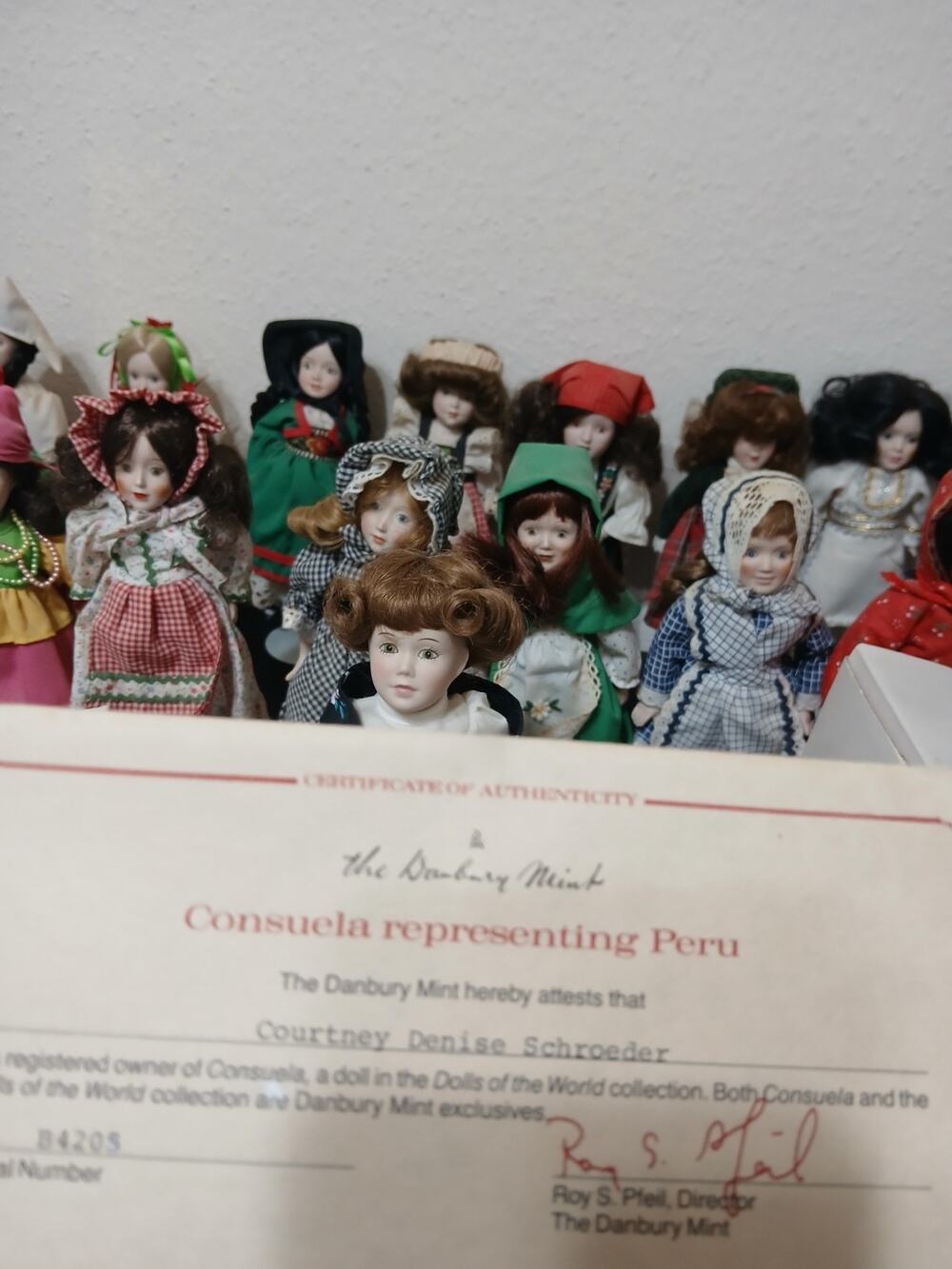 18 Dolls Of The World The Danbury Mint With Original Boxes Discount Shipping Ask